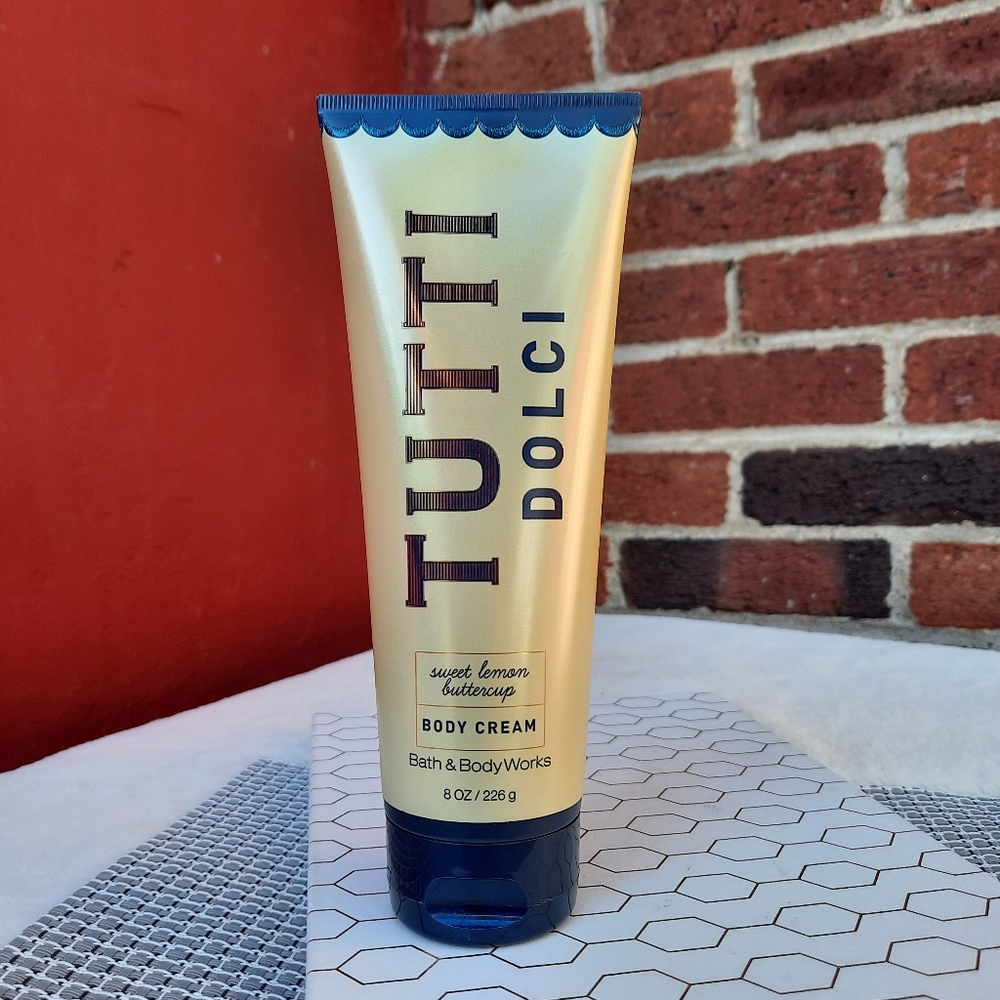 Bath & Body Works Tutti Dulci Sweet Lemon Buttercup Body Cream Rare Discontinued